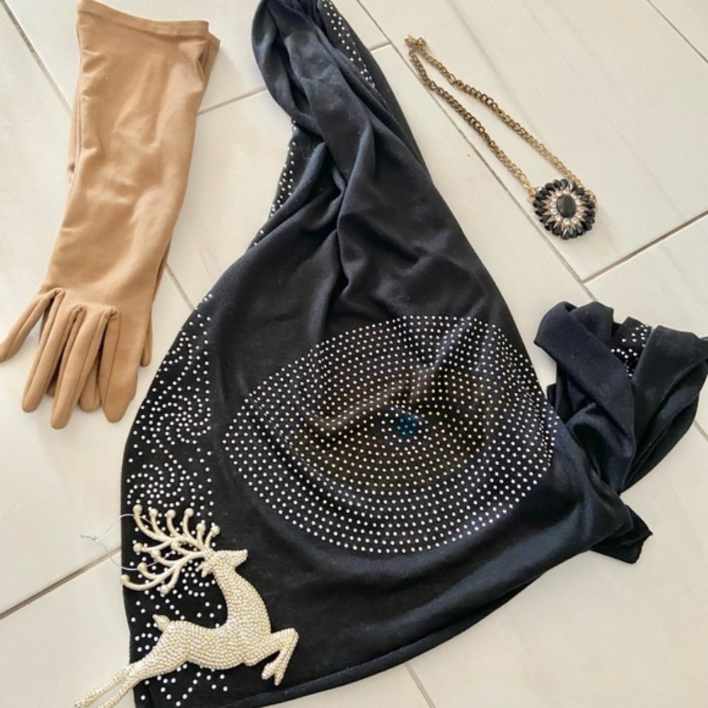 Karma scarf , studded beauty